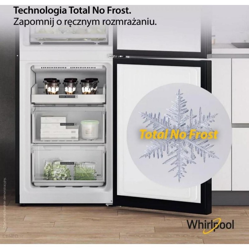 Холодильник із морозильною камерою Whirlpool W7X 92O OX