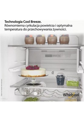 Холодильник із морозильною камерою Whirlpool W7X 92O OX