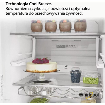 Холодильник із морозильною камерою Whirlpool W7X 92O OX