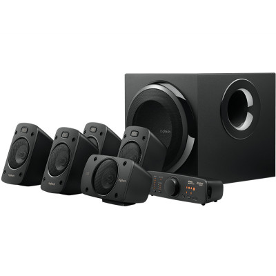 Колонки для домашнього кінотеатру Logitech Z906 5.1 Surround Sound Speaker System (980-000468) Колонки для домашнього кінотеатру Logitech Z906 5.1 Surround Sound Speaker System (980-000468)