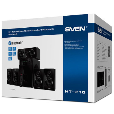 Колонки для домашнього кінотеатру SVEN HT-210 Black