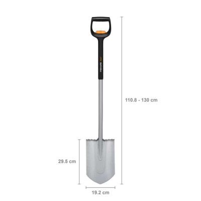 Лопата штикова Fiskars Xact телескопічна (1066732)