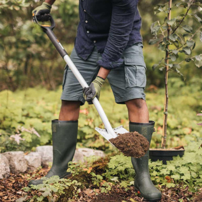 Лопата штикова Fiskars Xact телескопічна (1066732)
