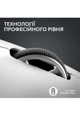 Миша Logitech G Pro X Superlight 2 Lightspeed Wireless White (910-006638)