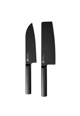 Набір ножів із 2 предметів Xiaomi Heat Knife Set Black 2 pcs (HU0015)