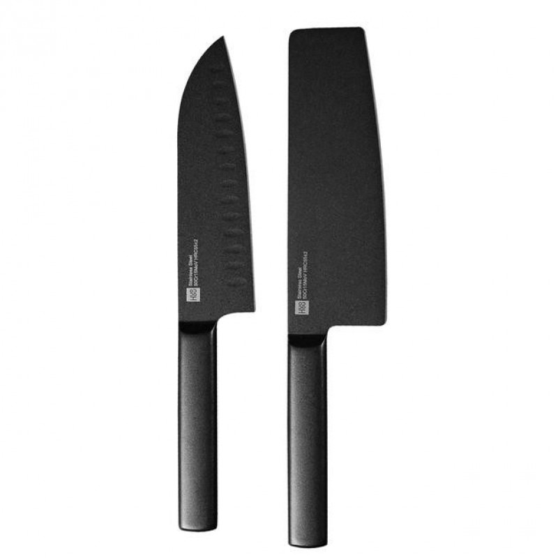 Набір ножів із 2 предметів Xiaomi Heat Knife Set Black 2 pcs (HU0015)