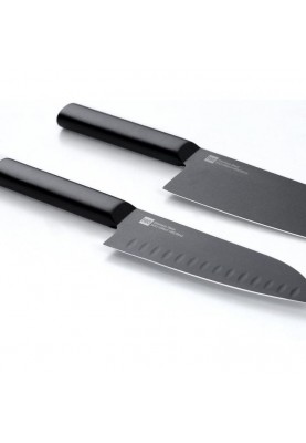 Набір ножів із 2 предметів Xiaomi Heat Knife Set Black 2 pcs (HU0015)