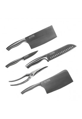 Набір ножів із 6 предметів Xiaomi HuoHou Martial Steel Knife 5 pcs (HU0014)