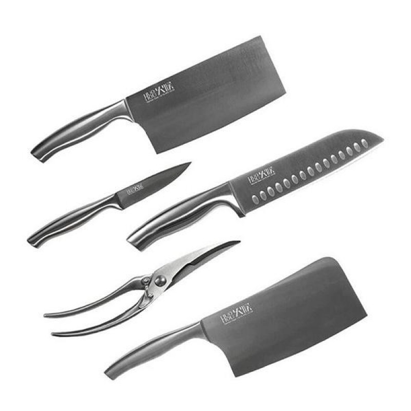 Набір ножів із 6 предметів Xiaomi HuoHou Martial Steel Knife 5 pcs (HU0014)