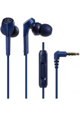 Навушники з мікрофоном Audio-Technica ATH-CKS550XIS Blue