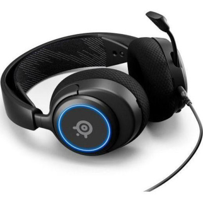 Навушники з мікрофоном SteelSeries Arctis Nova 3 Black (61631)