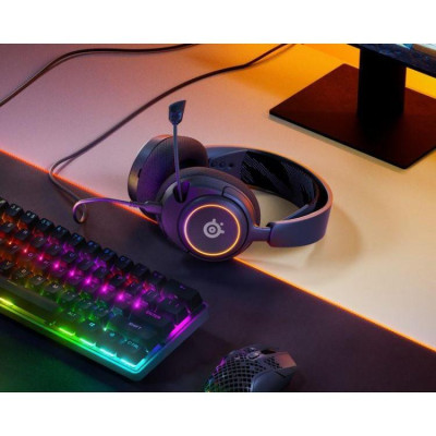 Навушники з мікрофоном SteelSeries Arctis Nova 3 Black (61631)