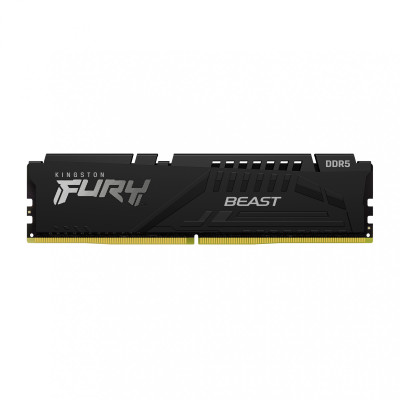 Пам'ять для настільних комп'ютерів Kingston FURY 16 GB DDR5 6000 MHz Beast Black (KF560C40BB-16)