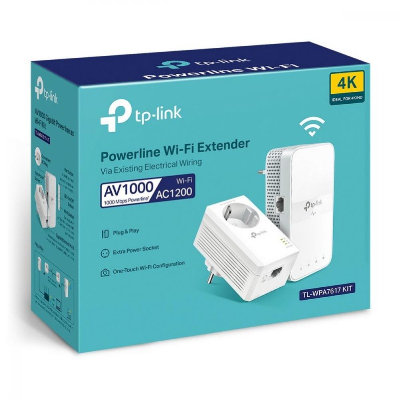 Powerline-адаптер TP-Link TL-WPA7617 KIT