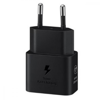 Зарядний пристрій Samsung 25W PD Power Adapter Black (w/o cable) (EP-T2510NBE)