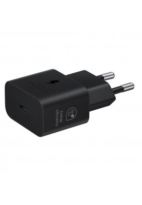 Зарядний пристрій Samsung 25W PD Power Adapter Black (w/o cable) (EP-T2510NBE)