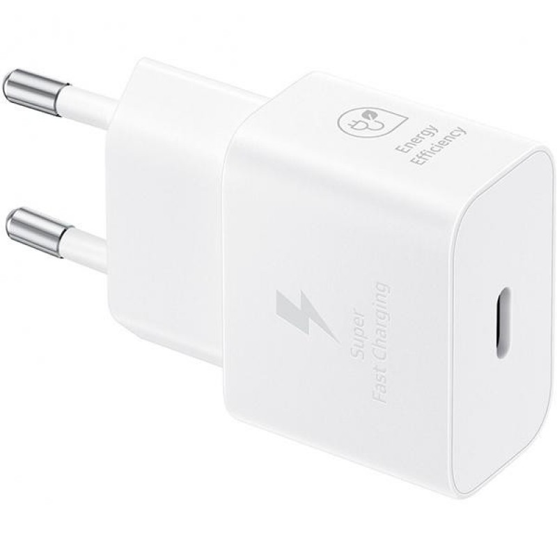 Зарядний пристрій Samsung 25W PD Power Adapter White (w/o cable) (EP-T2510NWE)