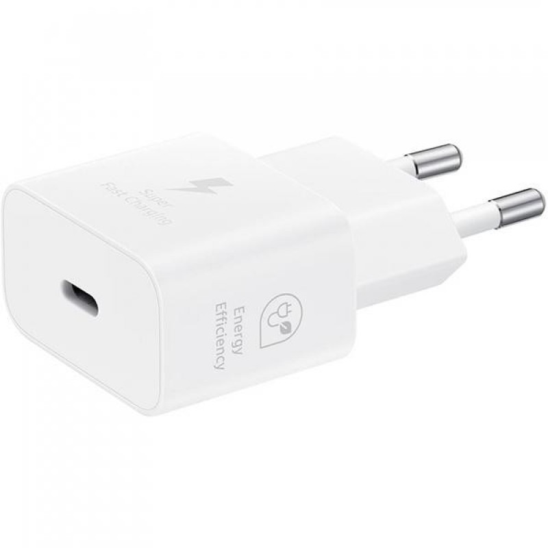 Зарядний пристрій Samsung 25W PD Power Adapter White (w/o cable) (EP-T2510NWE)