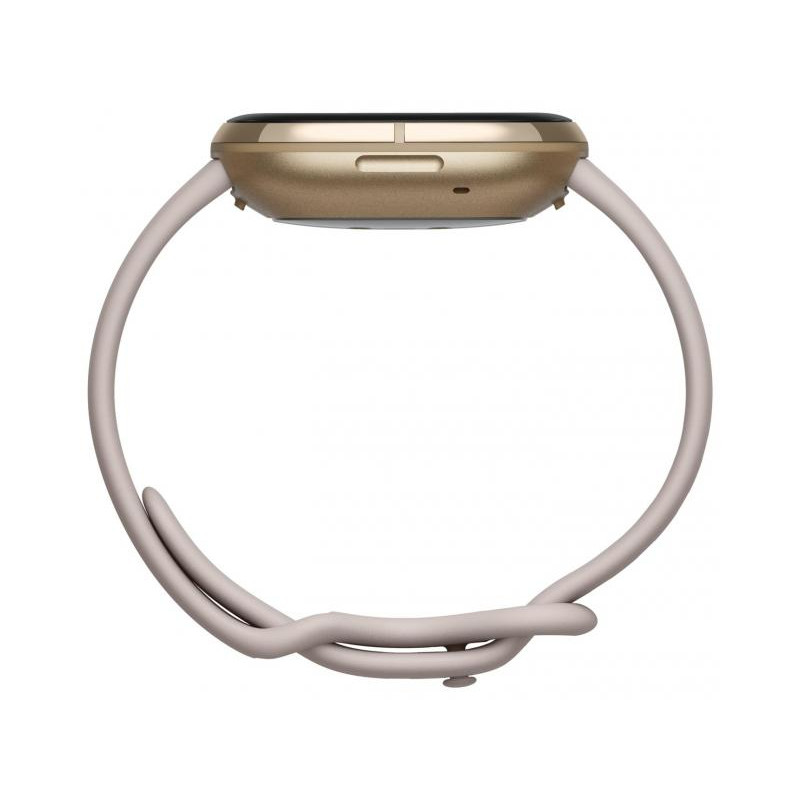 Смарт-годинник Fitbit Sense Lunar White/Soft Gold Stainless Steel (FB512GLWT)