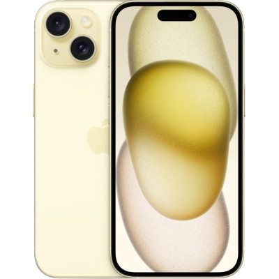 Смартфон Apple iPhone 15 128GB Yellow (MTP23)