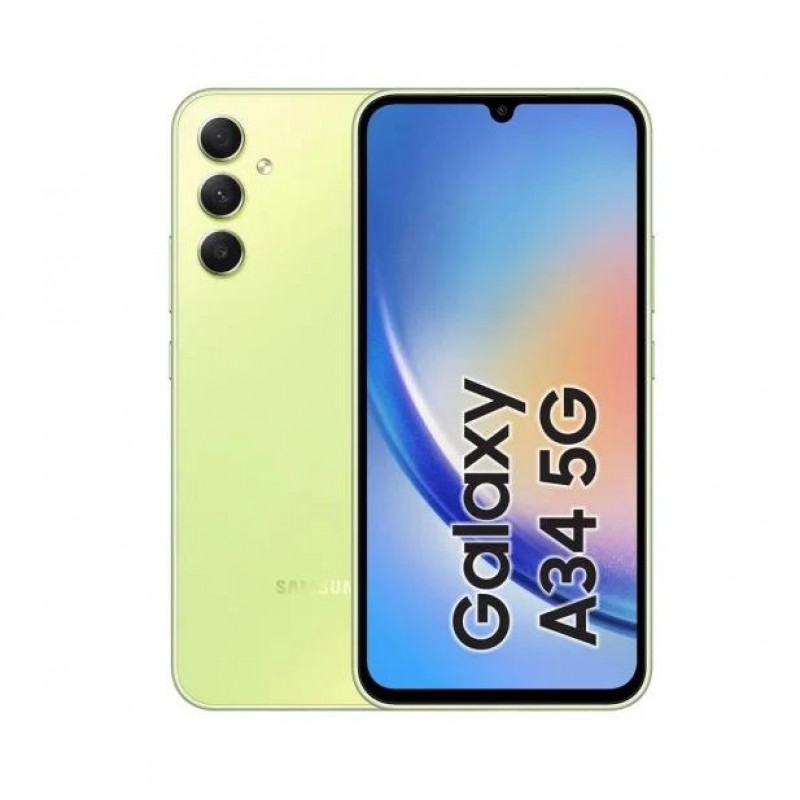 Смартфон Samsung Galaxy A34 5G 8/128GB Light Green (SM-A346BLGA)