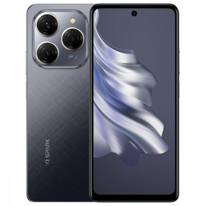 Смартфон Tecno Spark 20 Pro KJ6 8/256GB Moonlit Black (4894947014178)