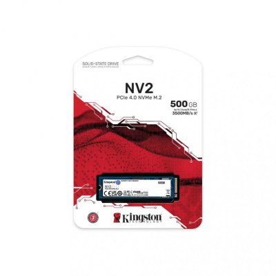 SSD накопичувач Kingston NV2 500 GB (SNV2S/500GBK) OEM