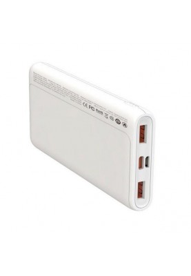 Зовнішній акумулятор (павербанк) XO PR126 10000mAh 22.5W White