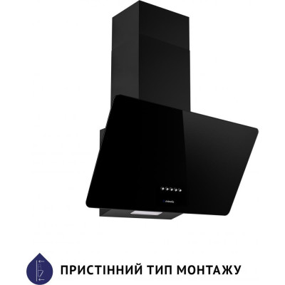 Похила витяжка Minola HDN 6224 BL 700 LED