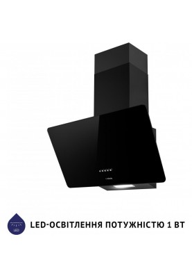 Похила витяжка Minola HDN 6224 BL 700 LED