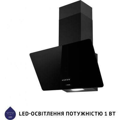 Похила витяжка Minola HDN 6224 BL 700 LED