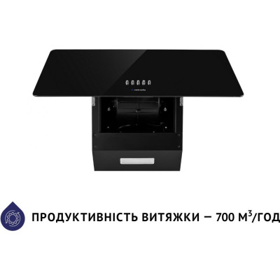 Похила витяжка Minola HDN 6224 BL 700 LED