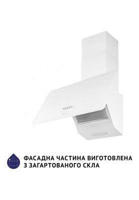 Похила витяжка Minola HDN 6224 WH 700 LED