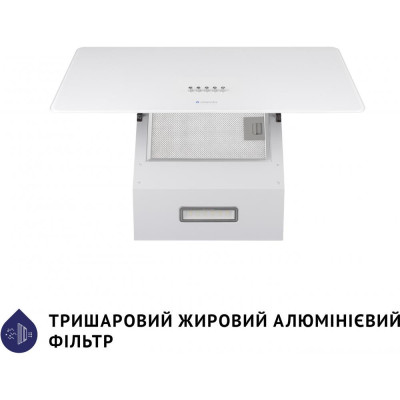 Похила витяжка Minola HDN 6224 WH 700 LED