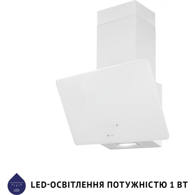 Похила витяжка Minola HVS 5224 WH 700 LED