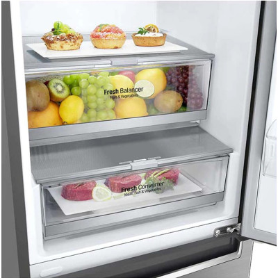 Холодильник із морозильною камерою LG GBB71PZVGN Холодильник із морозильною камерою LG GBB71PZVGN