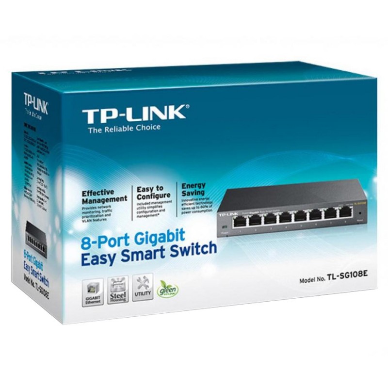 Комутатор Smart TP-Link TL-SG108E