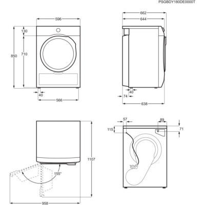 Сушильна машина Electrolux EW8H258BP