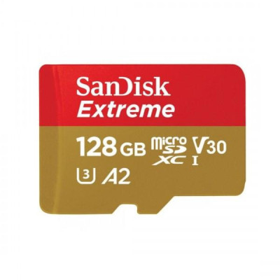 Карта пам'яті SanDisk 128 GB microSDXC UHS-I U3 V30 A2 Extreme for Mobile Gaming (SDSQXAA-128G-GN6GN)