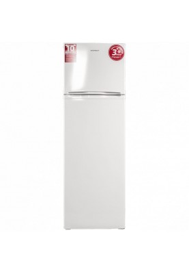 Холодильник із морозильною камерою Grunhelm TRH-S166M55-W