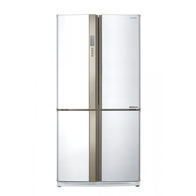 Холодильник із морозильною камерою Sharp SJ-EX820FWH