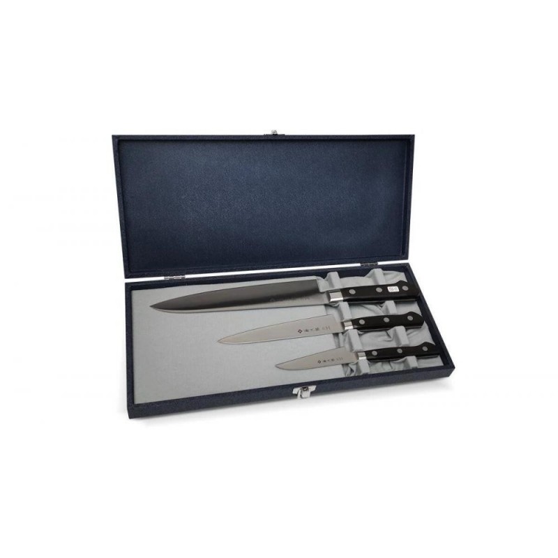 Набір ножів із 3 предметів Tojiro DP3 (DP-GIFTSET-A)