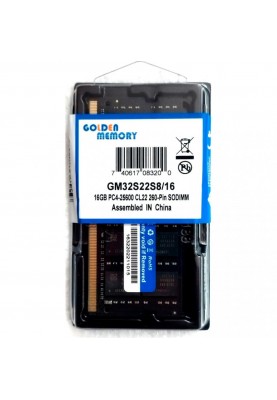 Пам'ять для ноутбуків Golden Memory 16 GB SO-DIMM DDR4 3200 MHz (GM32S22S8/16)
