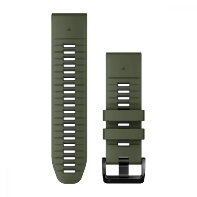 Ремінець Garmin Ремінець QuickFit 26 Watch Bands Silicone - Moss/Graphite Silicone (010-13281-07)