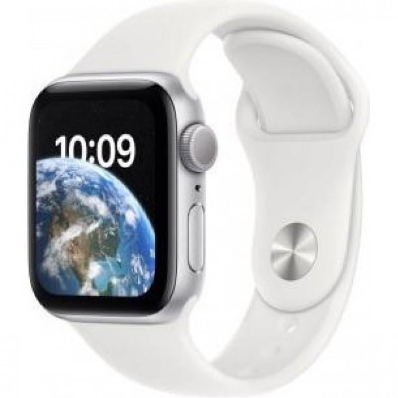 Смарт-годинник Apple Watch SE 2 GPS 40mm Silver Aluminum Case with White Sport Band (MNJV3)