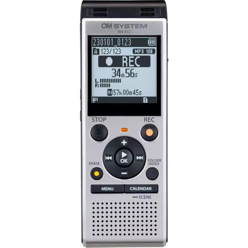 Цифровий диктофон OM System WS-882 4GB Silver (V420330SE000)