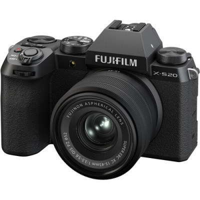 Бездзеркальний фотоапарат Fujifilm X-S20 kit 15-45mm f/3,5-5,6 Black (16781917)