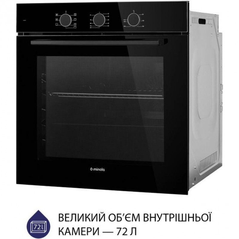 Духовка електрична Minola EO 675 BL