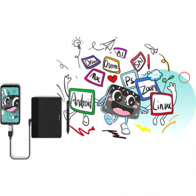 Графічний планшет XP-Pen Deco Fun Black