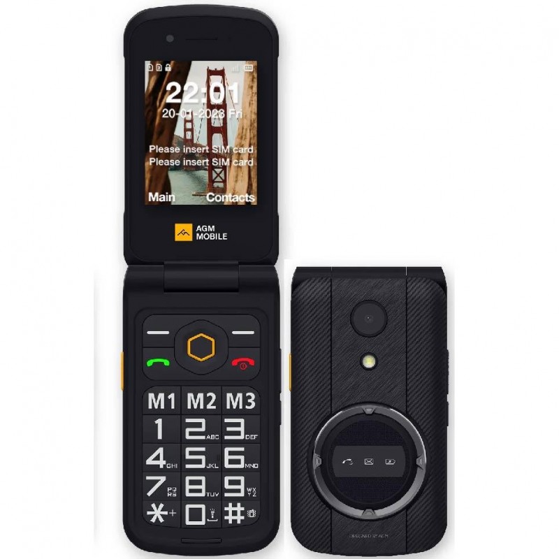 Мобільний телефон (бабушкофон) AGM M8 Flip